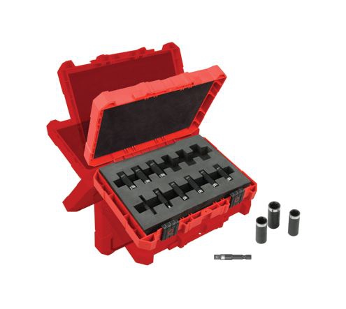 JUEGO MILWAUKEE 49664301 DE 44200 PARA RECEPTACULOS DE POZOS PROFUNDOS SHOCKWAVE  12 PIEZAS  image number null