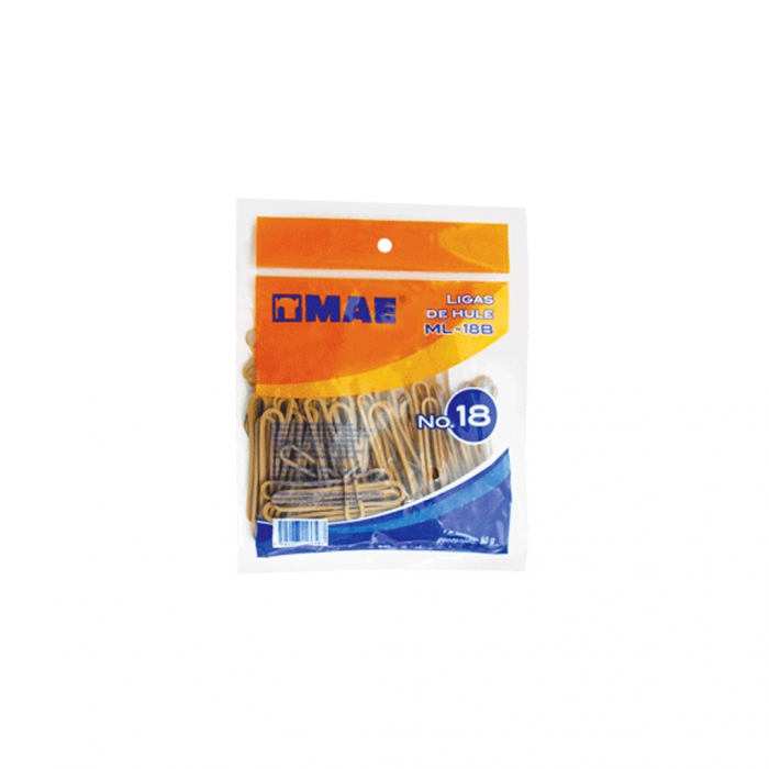 LIGA MAE ML18B DE HULE #18 BOLSA C80 GR  image number null