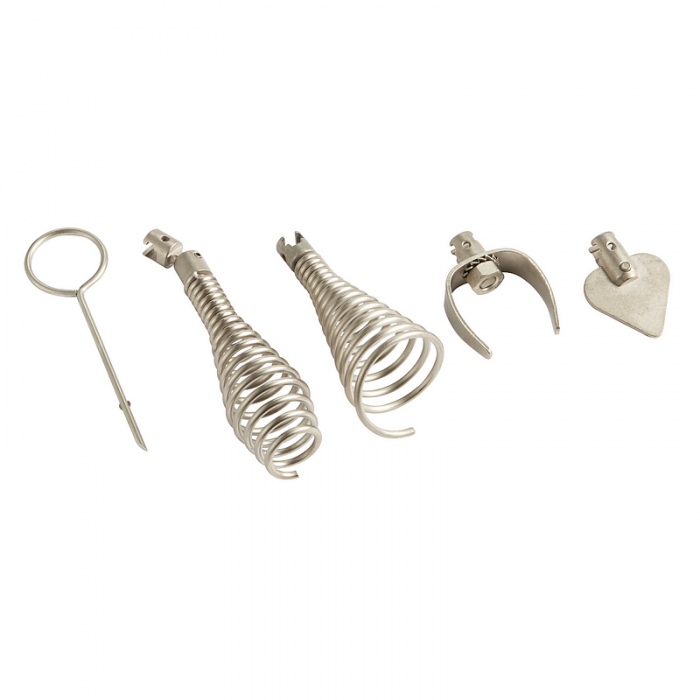 KIT ACCESORIOS MILWAUKEE 48532790 DE CABEZAS PARA CABLE DE DRENAJE MED  image number null