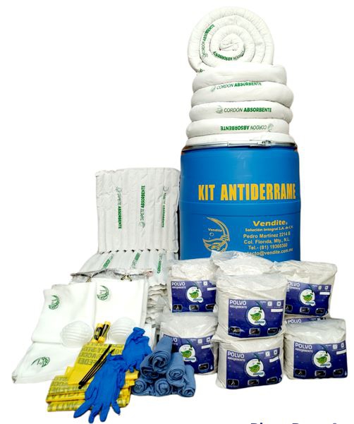 Kit Antiderrames Vendite Bio Din Capacidad de 55 Galones  image number null