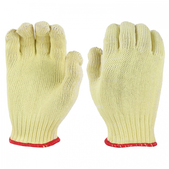 Guante Ansell Uso General Amarillo de Kevlar Fibra de Vidrio y Poliester Puño Tejido T7  image number null