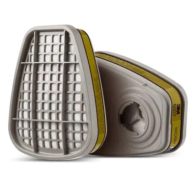 CARTUCHO 3M 6007 VAPORES MERCURIOVAPORES ORGANICOS Y GASES ACIDOS  image number null