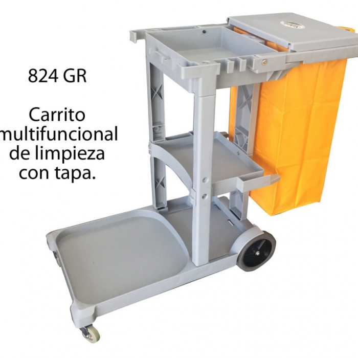 CARRITO SABLON 824GR MULTIFUNCIONAL GRIS  AMARILLO  image number null