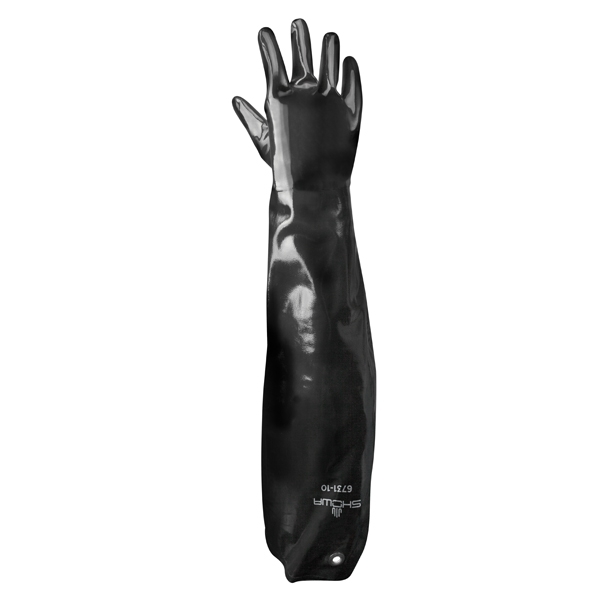 Guante Best Shoulder Lenght Recubierta Total Neopreno Negro con Forro de Algodon 31 In T10  image number null