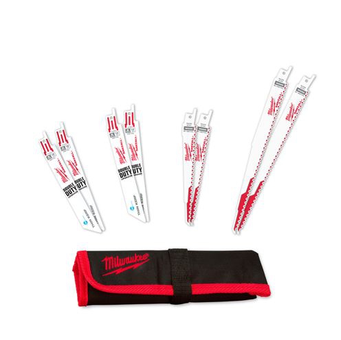 SEGUETA MILWAUKEE 49220240 SAWZALL PARA MADERA Y METAL SET 8 PIEZAS  image number null