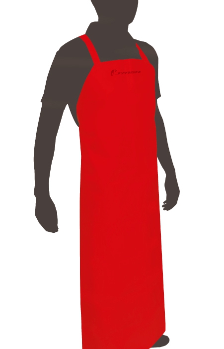 MANDIL JYRSA DD1155R ROJO RESISTENTE AL CORTE 90 CMS X 127 CMS  image number null