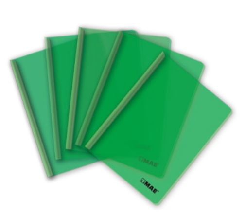 FOLDER MAE FCC10VE DE COSTILLA CARTA SET CON 10 PZAS COLOR VERDE  image number null