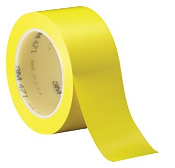 CINTA DELIMITADORA 3M 471 DE VINIL AMARILLO CADHESIVO DE CAUCHO 2 IN X 36 YD  image number null