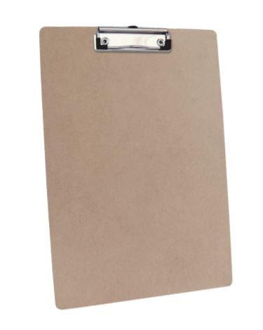 TABLA MAE M109.0 MDF TAMANO CARTA CON GANCHO WIRE CLIP  image number null