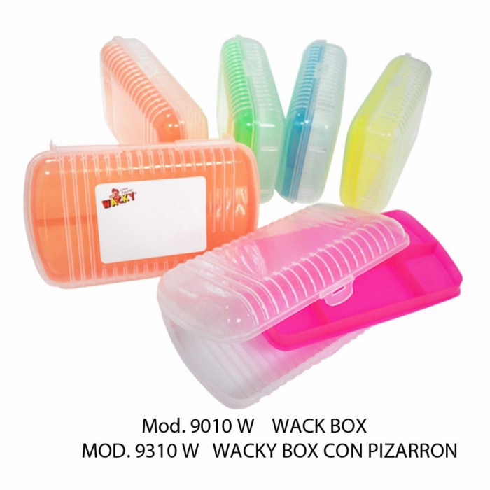 ESTUCHE SABLON 9310W ESCOLAR WACKY BOX CPIZARRON ROSA  AMARILLO AZUL  MORADO  ROJO  HUMO  VERDE  NARANJA  image number null