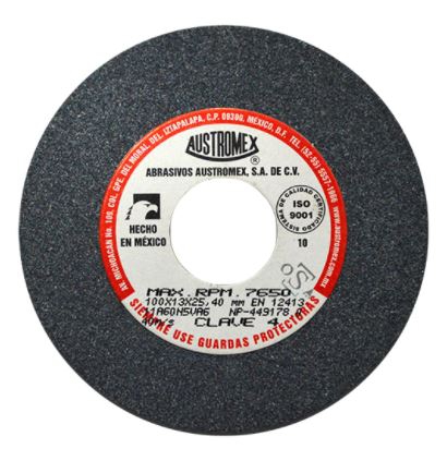 Rueda Abrasiva Austromex 4 11a60n5va6 Vitrifcada para Esmeril de Metal  image number null