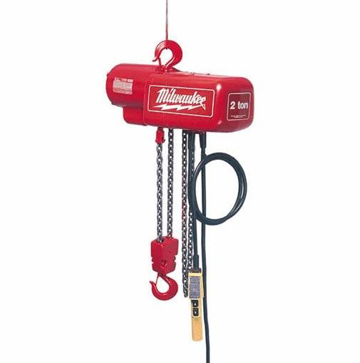 POLIPASTO MILWAUKEE 9572 ELECTRICO 2 TONELADAS 15 PIES 115230V  image number null