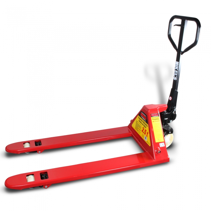 Patin Hidraulico Mikels Tmk3n Traspaleta con Ruedas de Nylon Sistema Sencillo 2.5 Ton  image number null