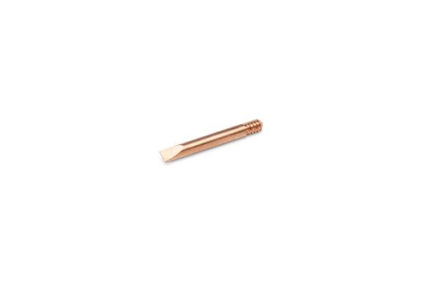 PUNTA WELLER 333 TIPO CINCEL DE COBRE 632IN 7 4.8MM ROSCADAS PARA USO EN CALEFACTORES 535S 1235S4035S  image number null