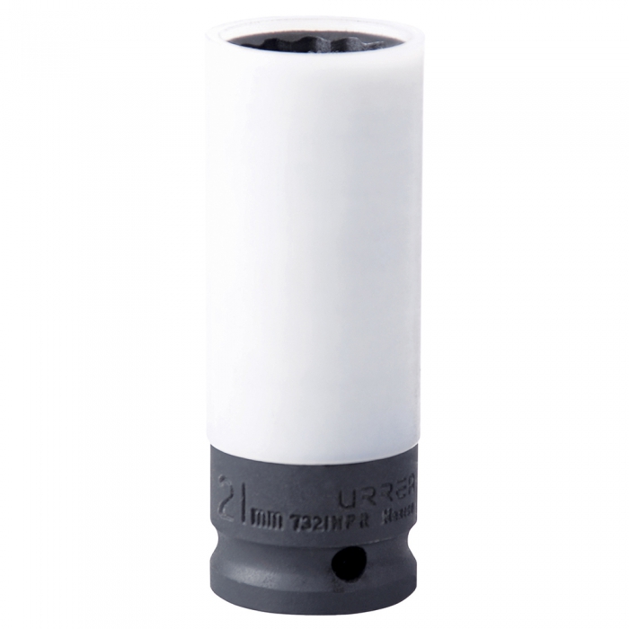 DADO URREA 7321MPR DE IMPACTO LARGO 12 PUNTAS12INCON PROTECCION NYLAMID 21MM  image number null