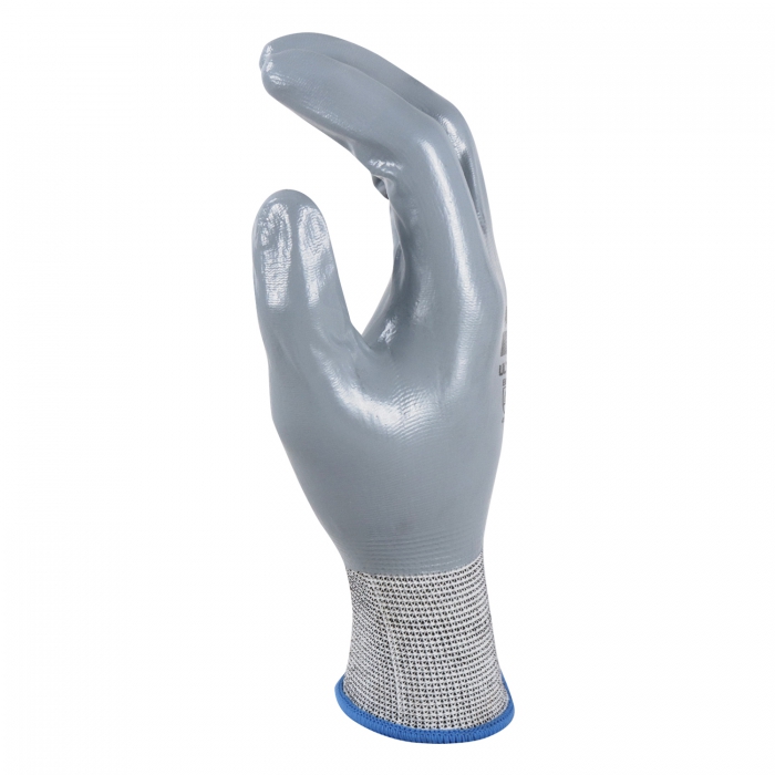 GUANTE MCR ULTRATECH DE NYLON CRECUBRIMIENTO TOTAL DE NITRILO GRIS CAL 15 TL  image number null
