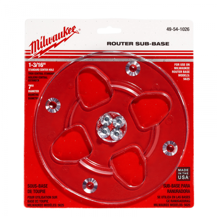 SUB BASE MILWAUKEE 49541026 7IN 42372 PARA REBAJADORA  image number null