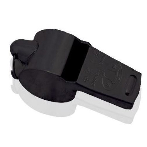 Silbato PBrigadista Medihelp de Plastico Negro de 42 Mm Incluye Argolla PLlavero  image number null