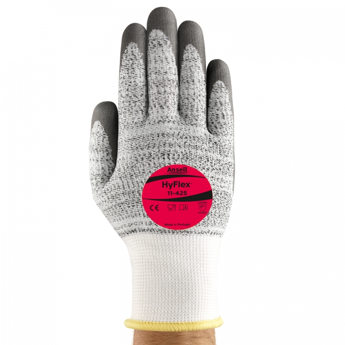 GUANTE ANSELL HYFLEX FORRO FIBRA DE POLIETILENO C/RECUB  image number null