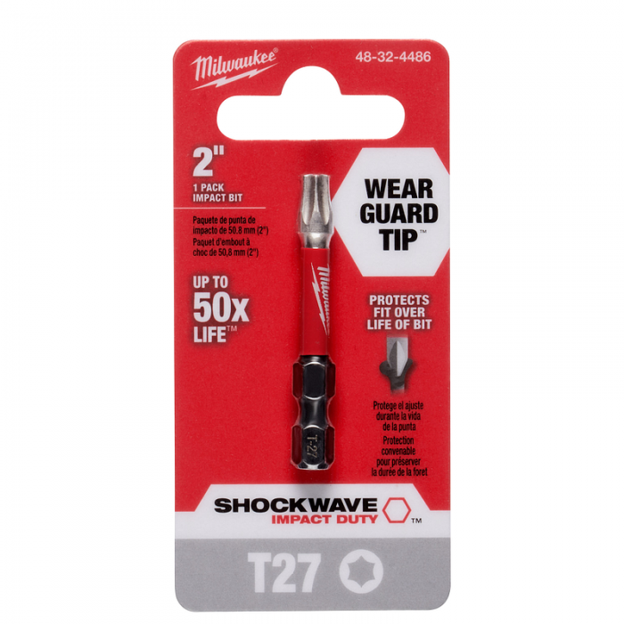 PUNTA MILWAUKEE 48324486 TORX T27 X 2IN  image number null