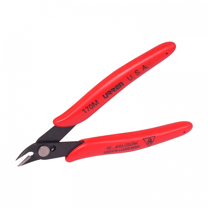 Pinza Urrea 170m para Electrónica Corte Al Ras 22 grados  Uso Pesado  image number null