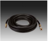 MANGUERA ALLEGRO PLINEA DE AIRE DE BAJA PRESION DE 100 FT NEGRO CCONEXION RAPIDA Y CASQUILLO DE 185 PSI  image number null