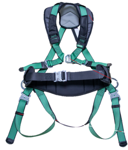 Arnes Msa 10206137 de Cuerpo Completo VForm Plus Tipo Cinturon y CAnillos en Pecho Cadera y Piernas Talla Estandar  image number null