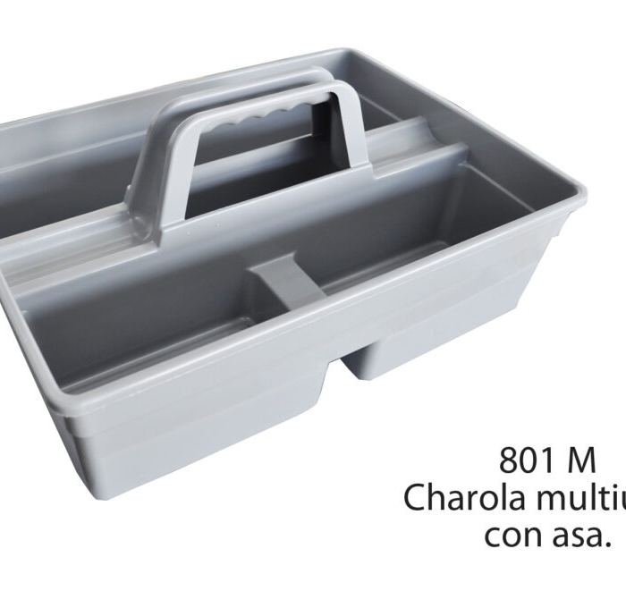 CHAROLA SABLON 801M MULTIUSOS C ASA GRIS  image number null