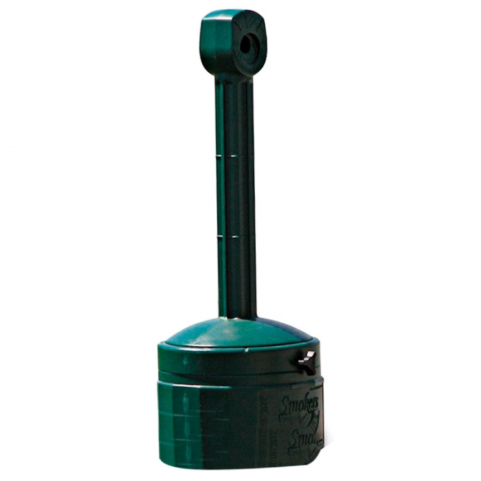 RECIPIENTE DE SEGURIDAD JUSTRITE 26806G DE POLIETILENO VERDE PARA COLILLAS DE CIGARRO  image number null