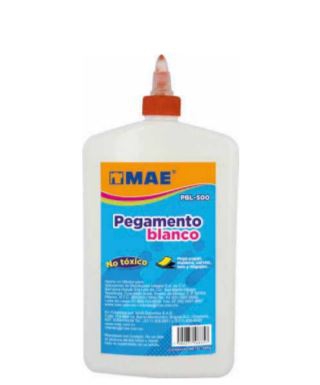 PEGAMENTO MAE PBL500 BLANCO BOTE CON 500 GRS  image number null