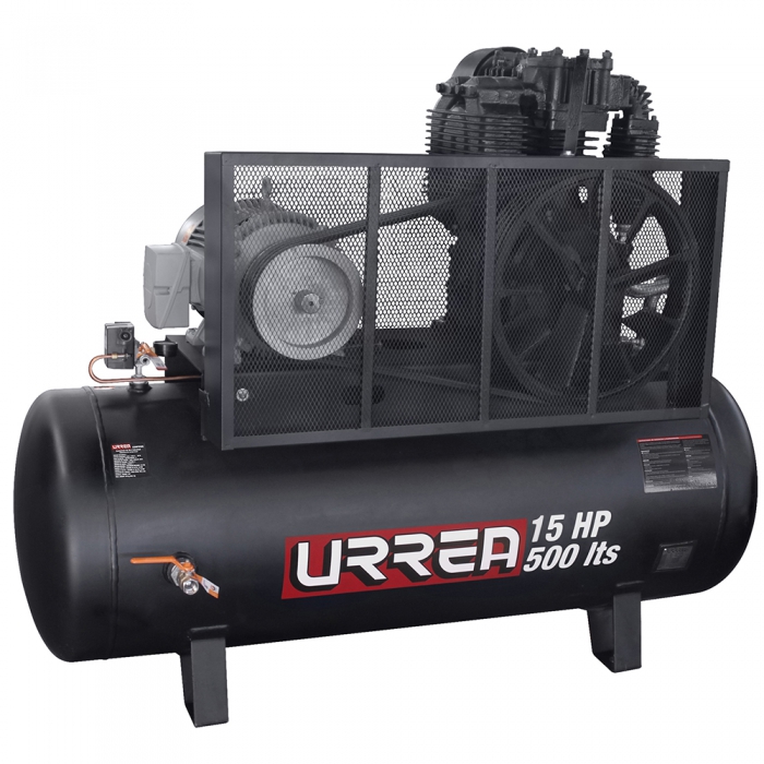 COMPRESOR URREA COMP9515 DE AIRE INDUSTRIAL 500LT 15HP 220440V 3 FASES USO EXTRA PESADO  image number null