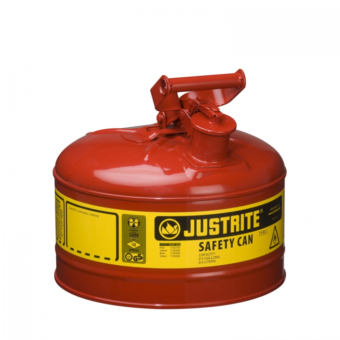 BIDON DE SEGURIDAD JUSTRITE TIPO I CAP 9.5 L CMANGO DE OSCILANTE  image number null