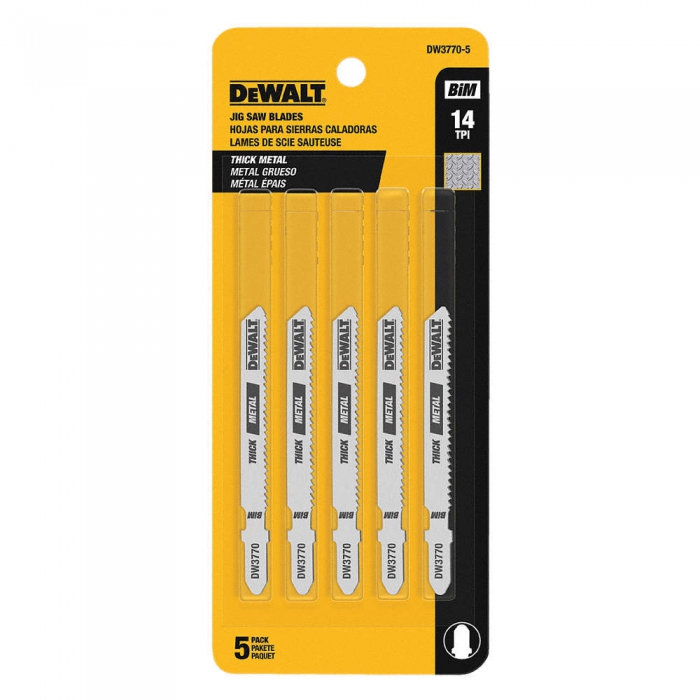 SEGUETA PARA SIERRA CALADORA DEWALT DW37705 3IN 5PACK 14 DIENTES POR PULGADA  image number null