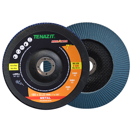 DISCO AUSTROMEX 2465 LAMINADO KREATOR GRANO 80 TIPO B DIMENSION 180X22.23 ESPECIFICACION KREATORTZG80L112V  image number null