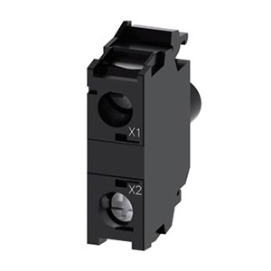 MODULO SIEMENS 3SU14011BB401AA0 CLED INTEGRADO 24 V ACDC VERDE BORNES DE TORNILLO PFIJACION EN PLACA FRONTAL  image number null