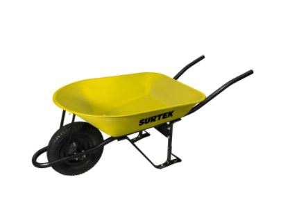 CARRETILLA SURTEK CAT454 CBASTIDOR METALICO 4.5 FT LLANTA REFORZADA DE 4 CAPAS  image number null