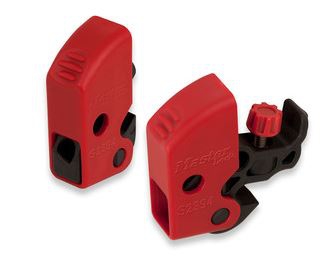 BLOQUEO MASTER LOCK MINIATURA DE TERMOPLASTICO ROJO AJUSTE UNIVERSAL SHERRAMIENTAS  image number null