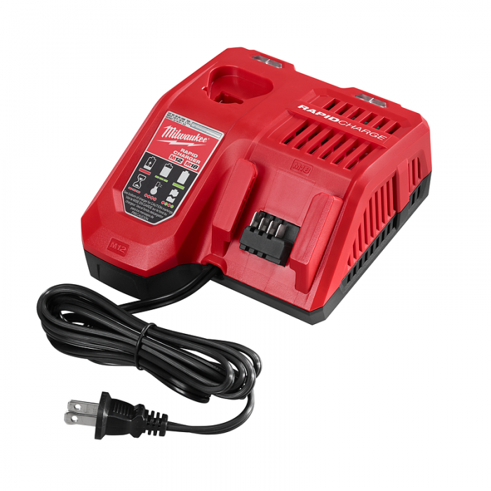 CARGADOR MILWAUKEE 48591808 MULTIVOLTAJE CARGA RAPIDA M12 M18  image number null