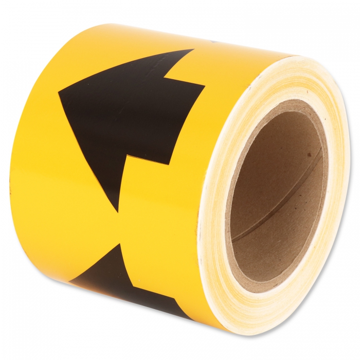 Cinta Brady CFlechas NegroAmarillo de Vinil Adhesivo Permanente  image number null