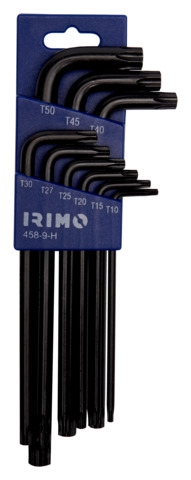 Juego Irimo 4589H de 9 Llave Acodada Pavonada con Punta Torx T10t50  image number null