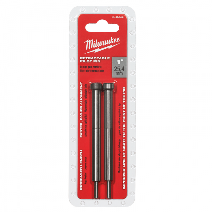 PASADOR MILWAUKEE 49590011 1INPIN PARA TALADRO MAGNETICO  image number null
