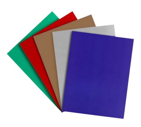 CUBIERTAS MAE PET0125 PARA ENCUADERNAR CARTA 5 COLORES SURTIDOS 25 JGOS  image number null