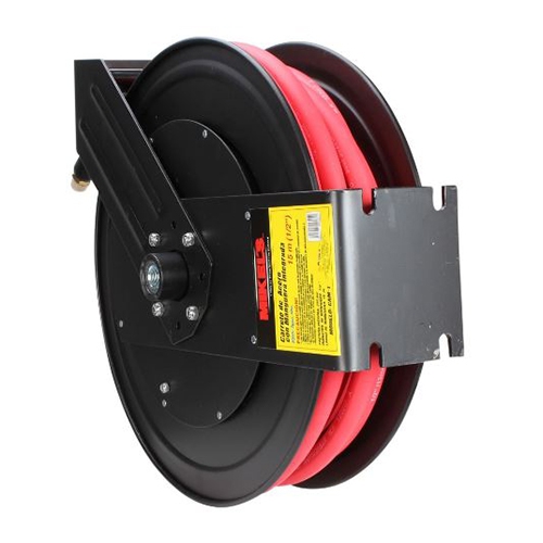 Carrete de Acero Mikels Cam1 con Manguera 12 In Sistema Retractil 15 M  image number null
