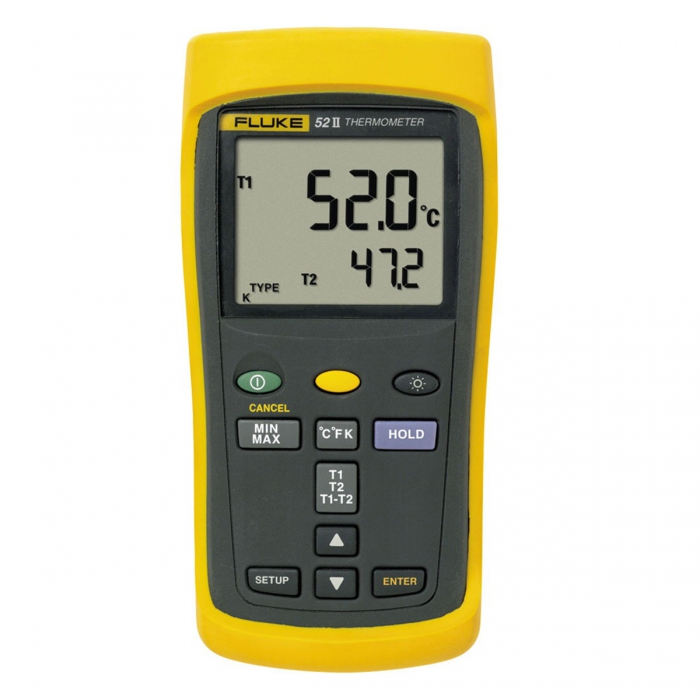 Termometro Digital Fluke 522 60hz para 2 Termopar  image number null