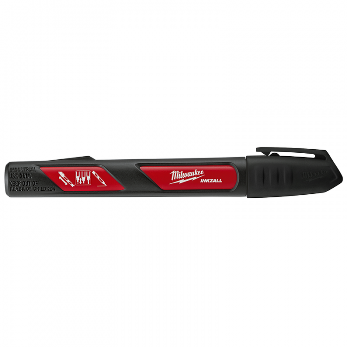 MARCADOR MILWAUKEE 48223731 LIQUIDO NEGRO INKZALL 12 PIEZAS  image number null