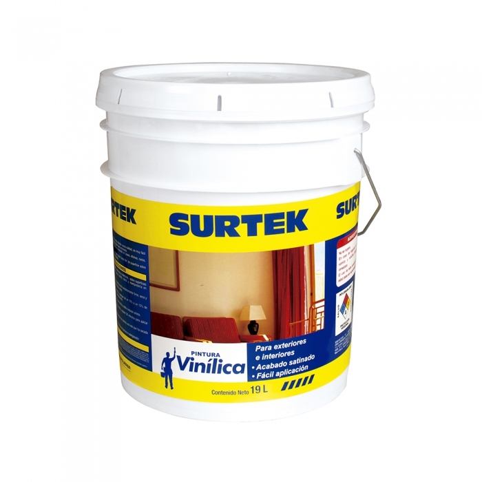 PINTURA SURTEK SP20466 VINILICA AZUL MARINO 19LT  image number null