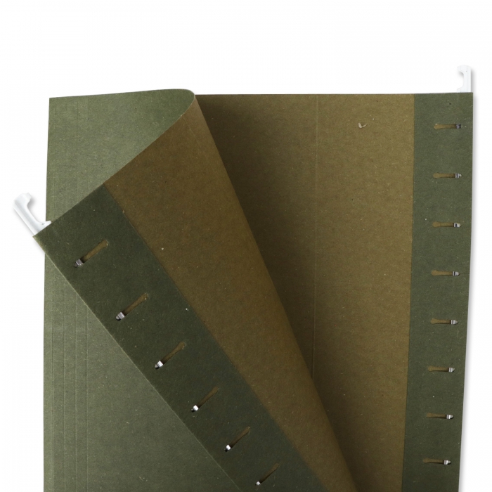 FOLDER WILSON JONES P3636 PAPEL COLGANTE VERDE TAMA&Ntilde;O CARTA PAQUETE 25 PZAS  image number null