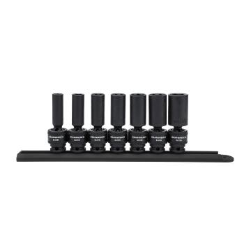 JUEGO GEARWRENCH 84923N DE DADOS DE IMPACTO UNIVERSALES LARGOS SAE 38INDR  image number null