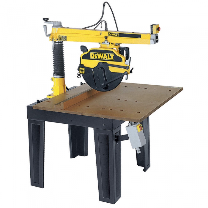 SIERRA DEWALT DW721KNB3 RADIAL BRAZO 12 CAJA DE MADERA  image number null