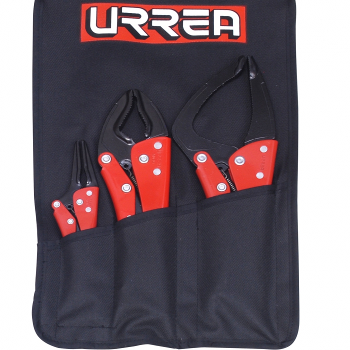 JUEGO URREA 4100A DE 3 PINZAS DE PRESI&Oacute;N AUTOMOTRIZ  image number null
